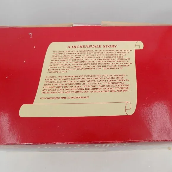 Lemax Dickensvale 11 Piece Lighted Village Set Christmas Decoration Vtg Box FLAW - Picture 11 of 11